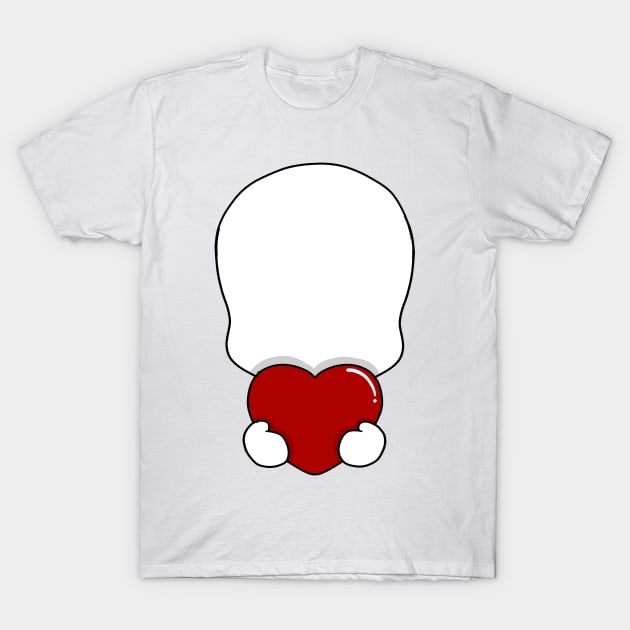 slenderman valentine chibi T-Shirt by LillyTheChibi